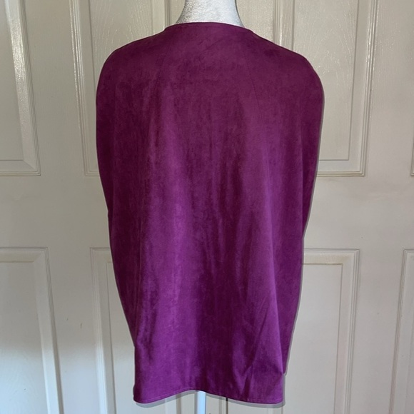 Anthropologie Andersen & Lauth Fuchsia Poncho/Cape - Picture 4 of 9